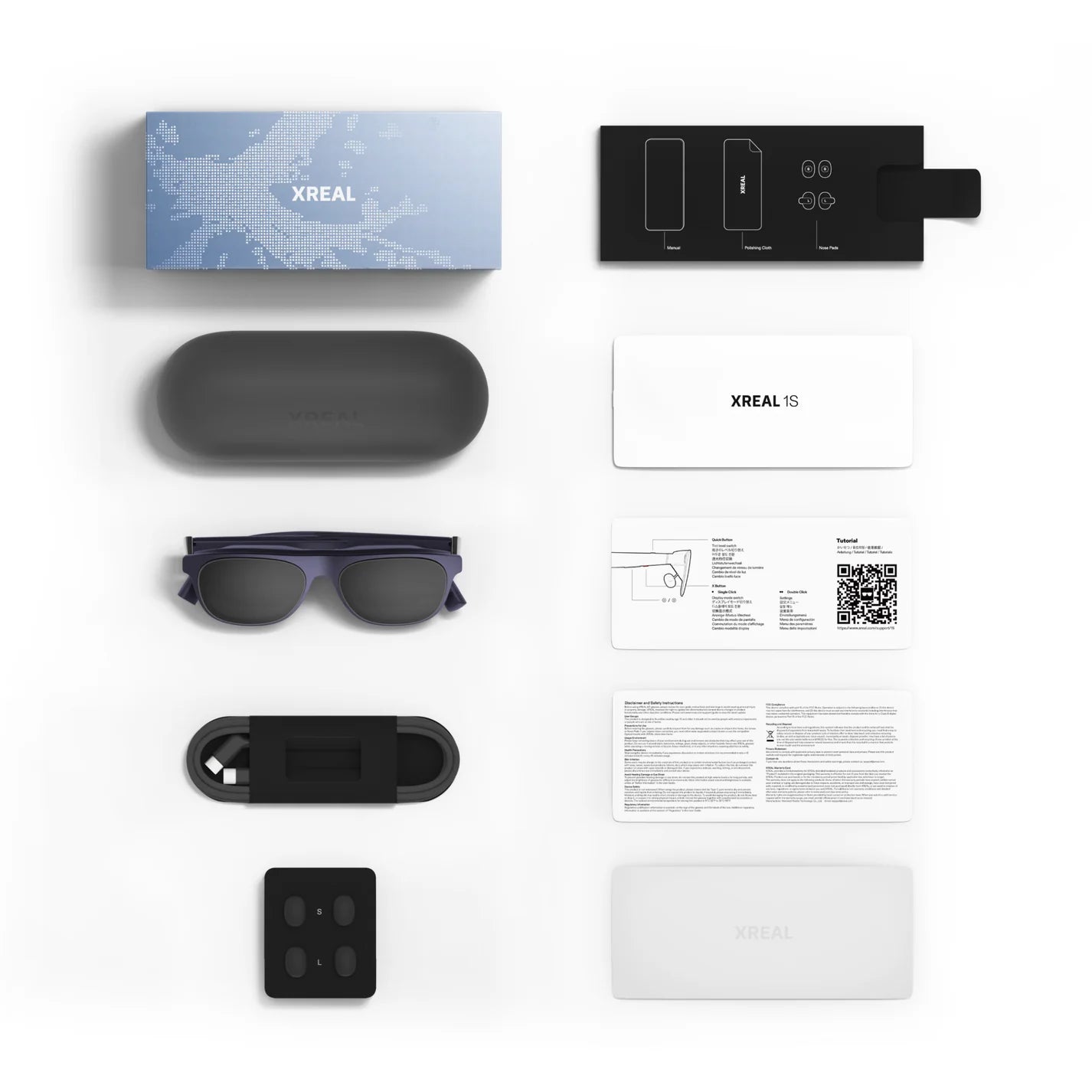 Official XREAL 1S AR Glasses Equipped with X1 Spatial Computing Chip - 3 DoF / real-time 3D Spatial Conversion