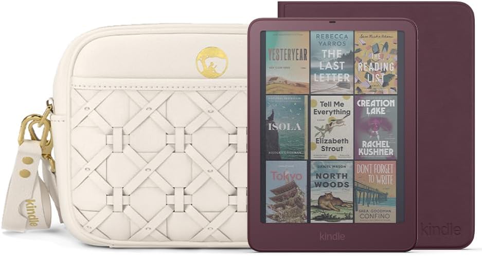 Amazon Kindle Colorsoft Signature Edition 32GB (newest model), Thinner, new aluminum design, 7 color display, Auto-adjusting front light, Fig Graphite