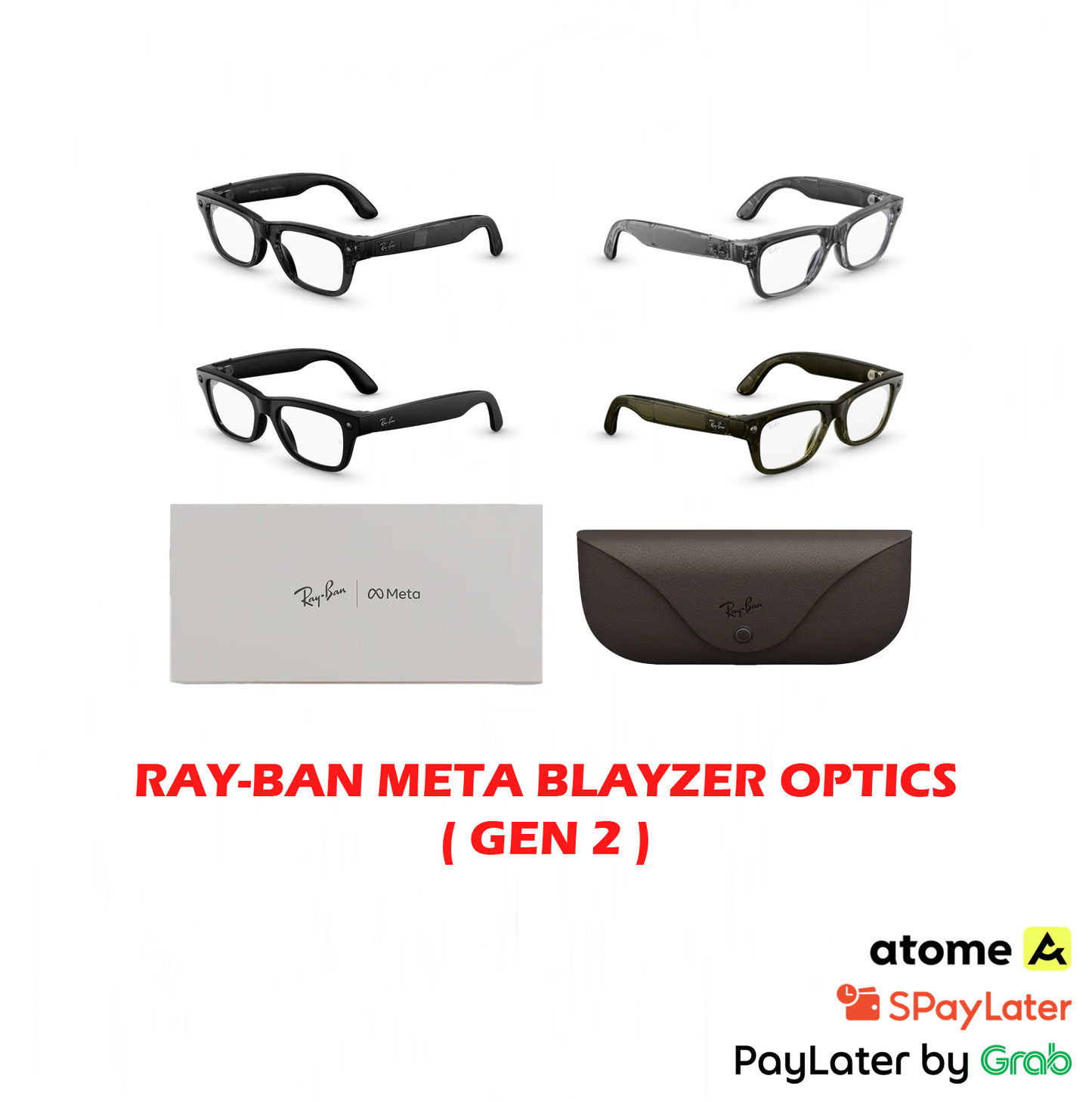 Ray-Ban Meta Blayzer Optics Standard Large ( Gen 2 ) - Blue-violet Light Transitions lenses