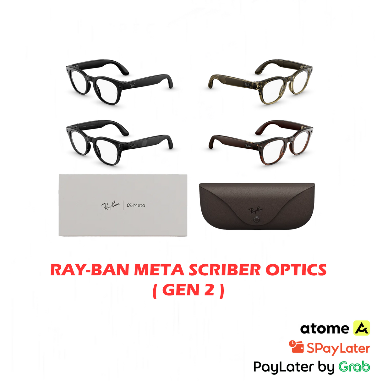Ray-Ban Meta Scriber Optics Standard ( Gen 2 ) - Blue-violet Light Transitions lenses