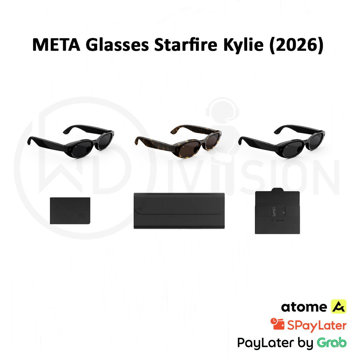 Meta Glasses Starfire Kylie Edition 2026 Standard / Adjustable Bridge / Clear Transitions lenses