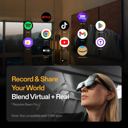 Official XREAL Eye for XREAL One Pro AR Glasses with12MP RGB Camera and 6 DoF