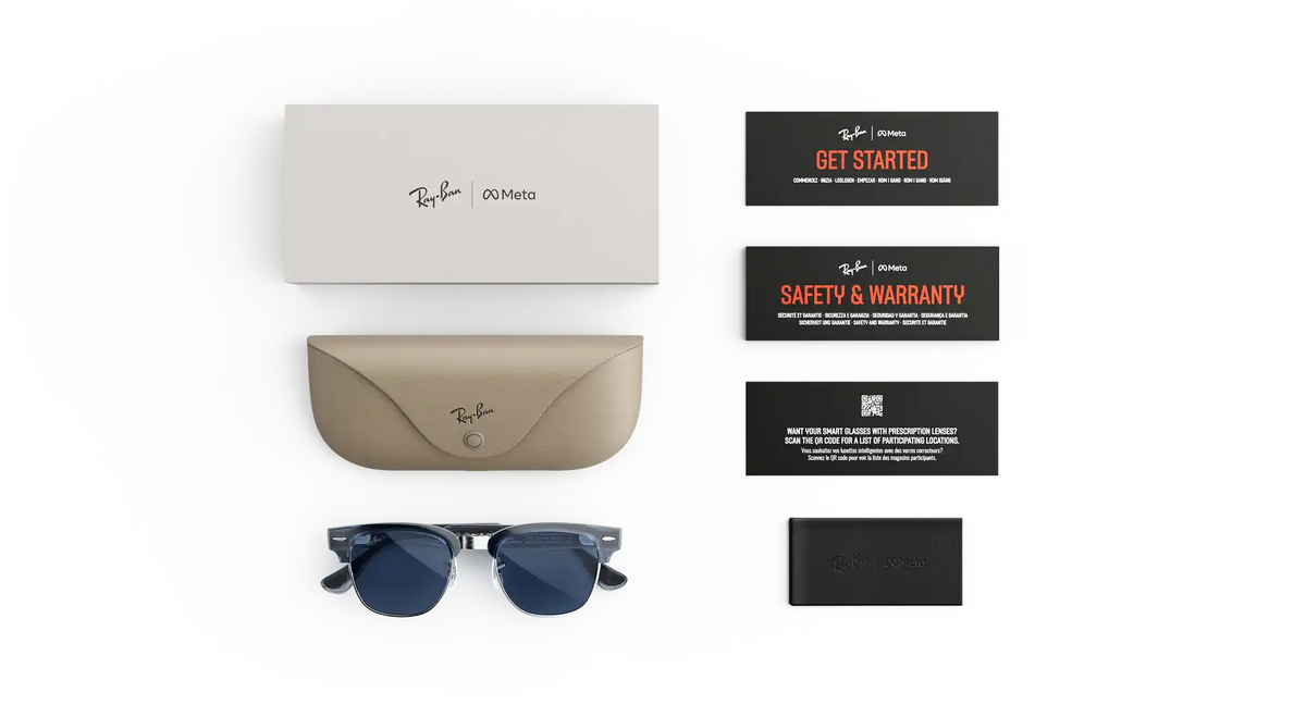 Official Ray-Ban Meta Glasses Clubmaster (Audio) 2026
