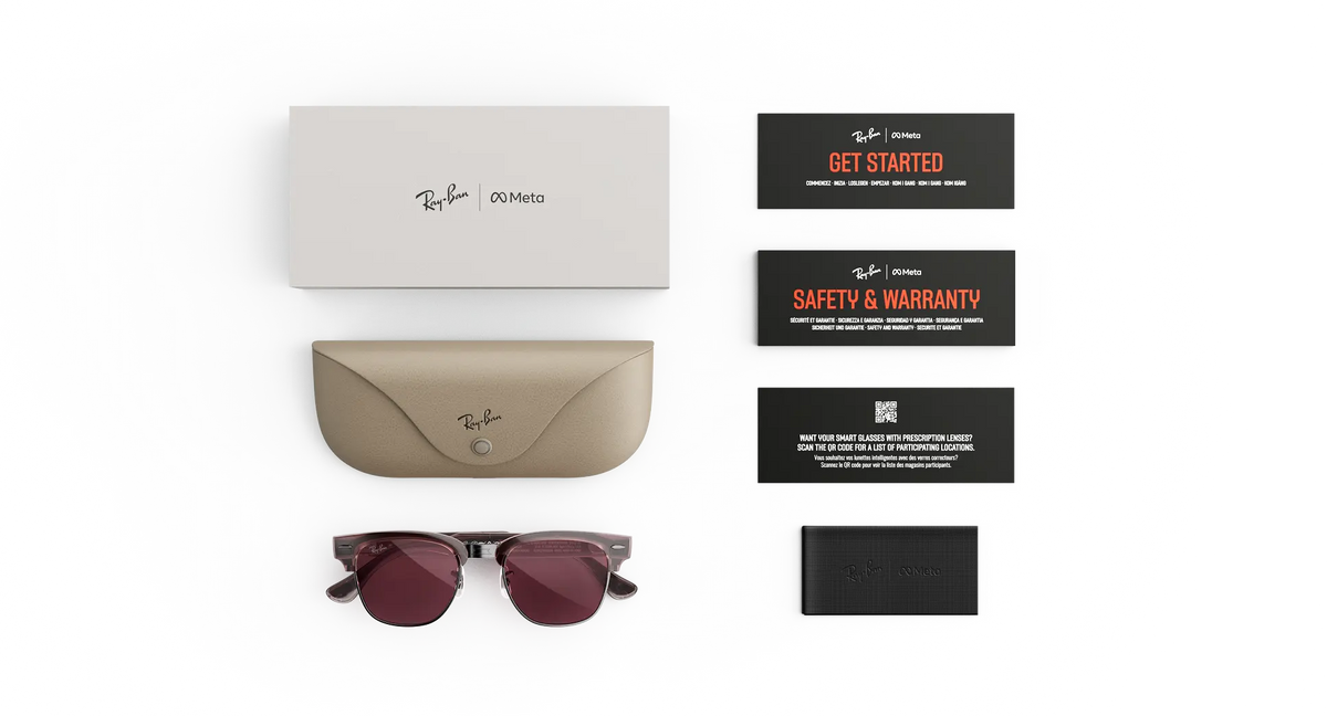 Official Ray-Ban Meta Glasses Clubmaster (Audio) 2026