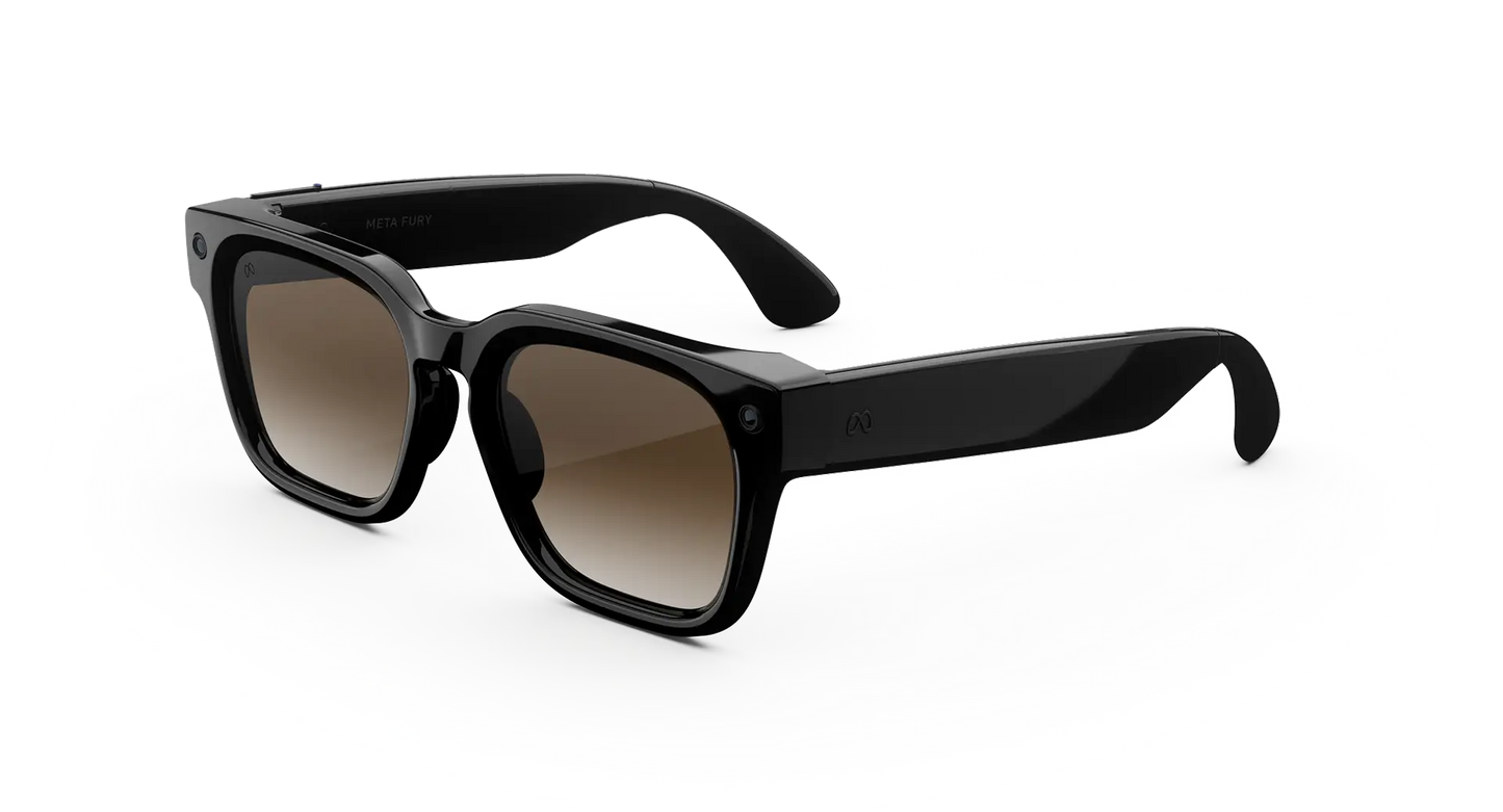 Meta Glasses Fury 2026 Standard / Adjustable Bridge / Clear Polarized Transitions lenses