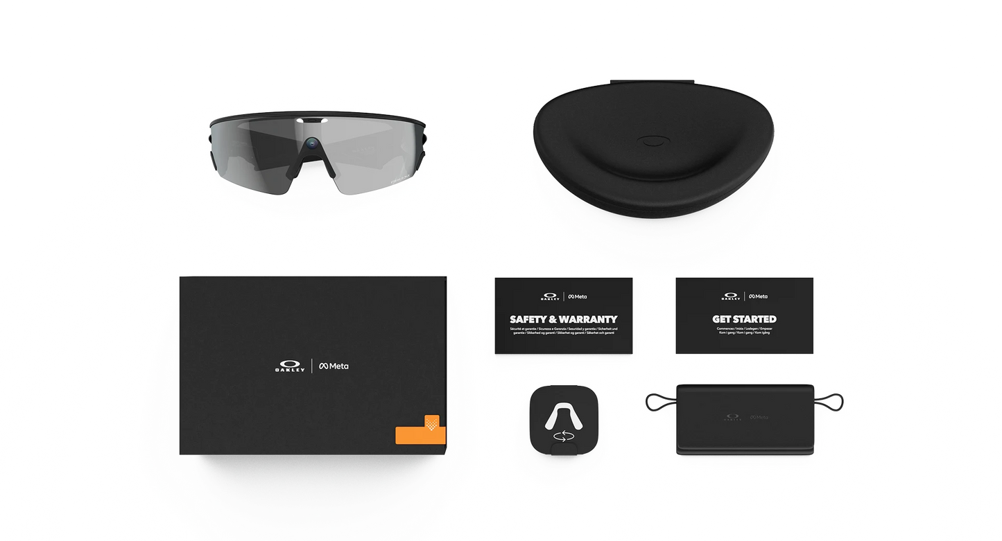 Oakley Meta Vanguard with Meta AI, Audio, Photo, Video Compatibility