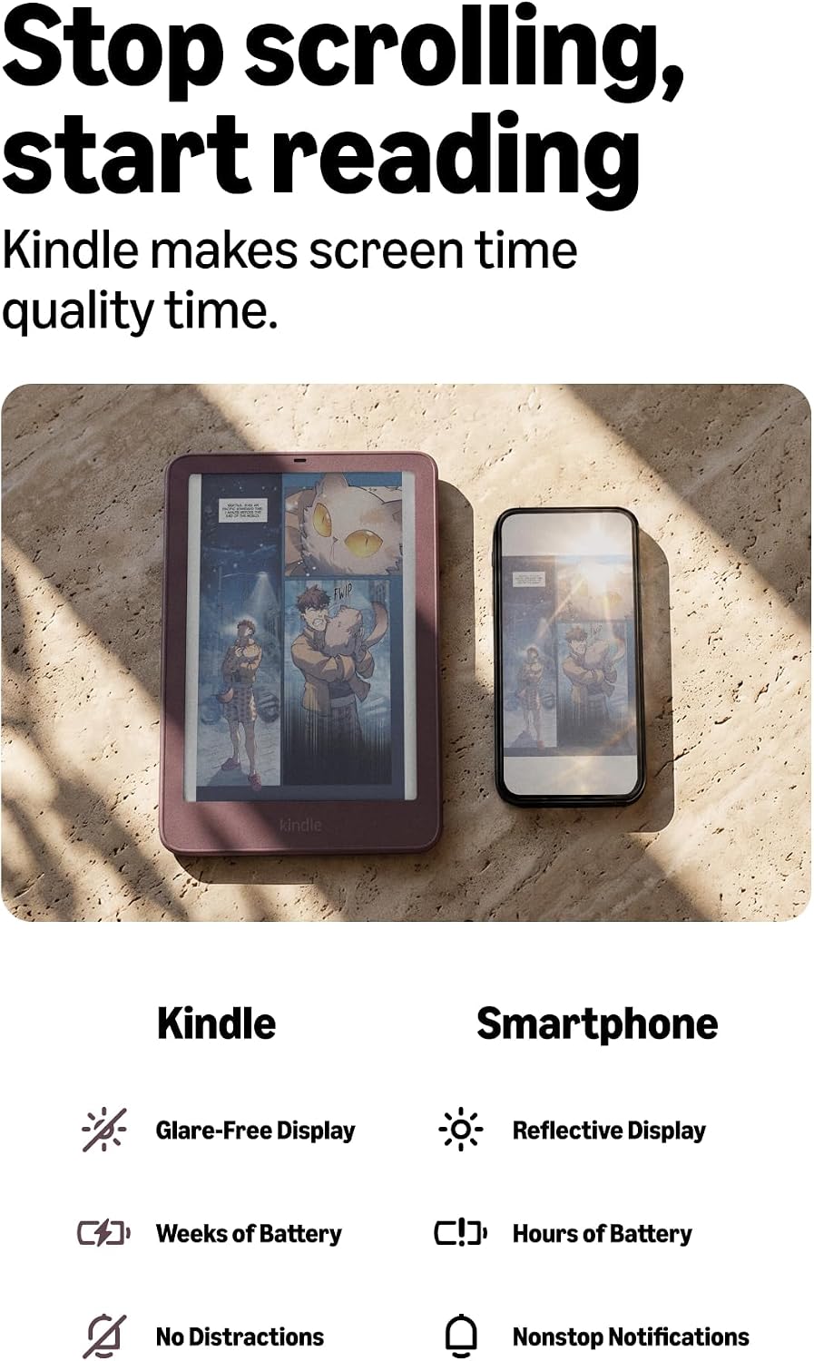 Amazon Kindle Colorsoft Signature Edition 32GB (newest model), Thinner, new aluminum design, 7 color display, Auto-adjusting front light, Fig Graphite