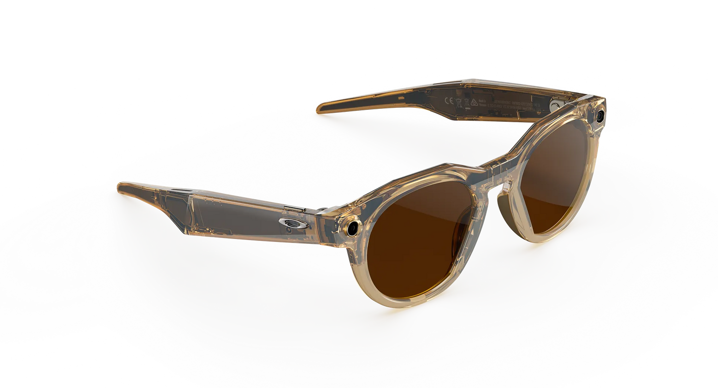 Oakley Meta HSTN AI Glasses Clear Amethyst Prizm Polarized Transitions Lenses Limited Edition