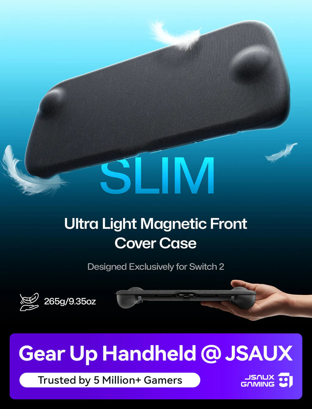 [Dockable] Official JSAUX EveryDay Case with Travel Mode Cover for Nintendo Switch 2