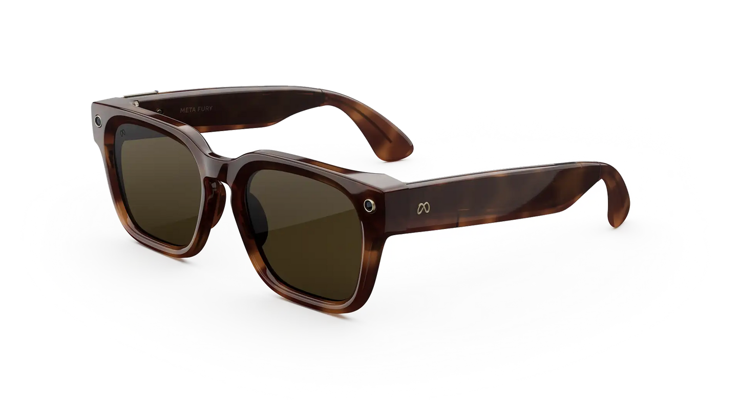 Meta Glasses Fury 2026 Standard / Adjustable Bridge / Clear Polarized Transitions lenses