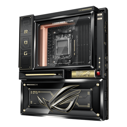 ASUS ROG 20th Edition Crosshair X870E (Socket AM5) ATX DDR5 Motherboard with Integrated ROG RYUJIN 360 - 20 Anniversary