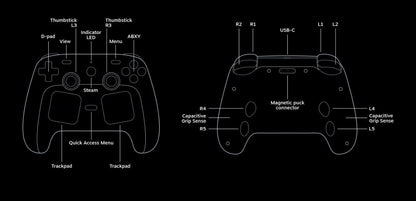 Valve Steam Controller 2026 - for PC, laptop, Steam Deck, Steam Machine, Steam Frame
