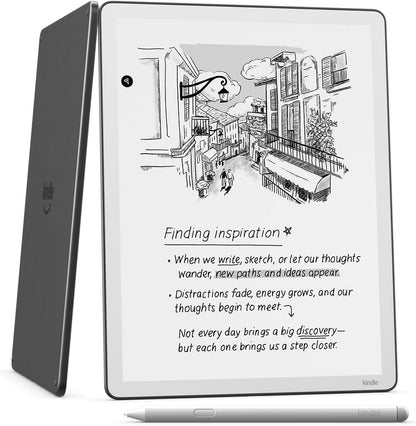[2025] 3rd Gen Amazon Kindle Scribe 32GB 64GB (newest model) 11” paper-like display front light + Premium Pen - Graphite