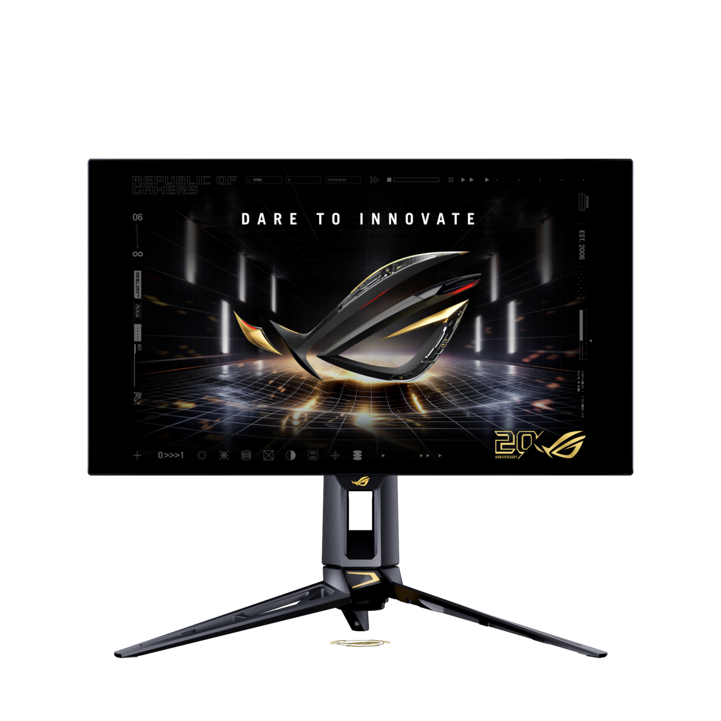 ASUS ROG Swift 27" Dual Mode 2K 540Hz / HD 720Hz HDR500 OLED 0.02ms Gaming PC Monitor PG27AQWP-G 20 Anniversary 20th