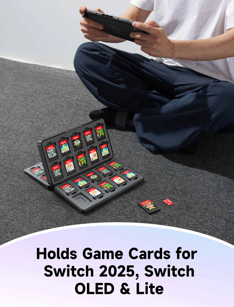 Official JSAUX Game Card Case 40 for Nintendo Switch 2