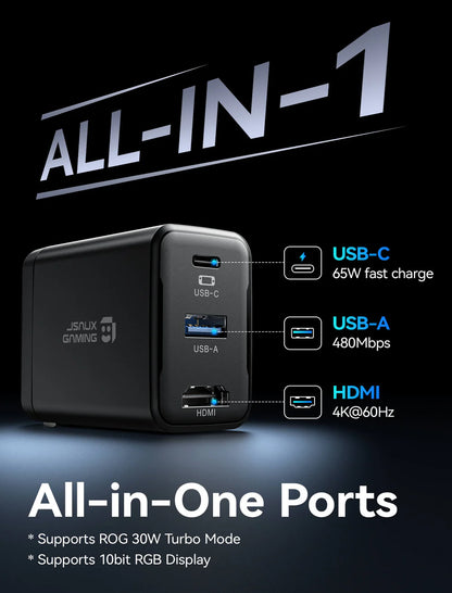 JSAUX OmniCentro Charger Dock - Nintendo Switch 2 / OLED / ASUS ROG XBOX ALLY X / Lenovo Legion Go S / Go 2 / Steam Deck
