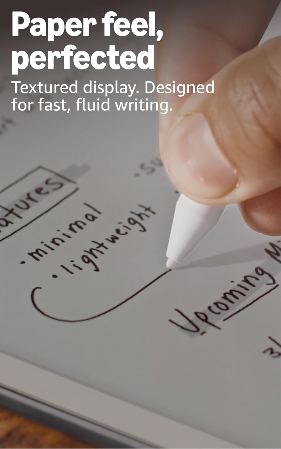[2026] Amazon Kindle Scribe without Front Light 16GB (newest model) — 11” paper-like display — One notebook to replace them all — Write in notebooks, documents, and books. Includes Premium Pen - Graphite