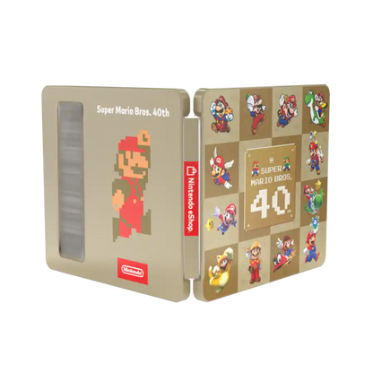 Super Mario Bros 40th Anniversary $100 Nintendo eShop Gift Card in a Collectible Case