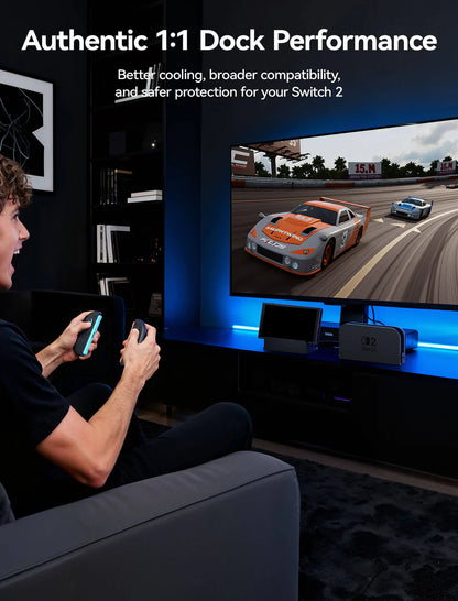 Official JSAUX Dock Adapter Stand for Nintendo Switch 2