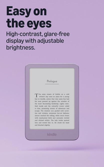 Official Amazon Kindle 16GB (newest model), thinner, lighter, faster, 6 display - Ube Graphite / With or without Ads