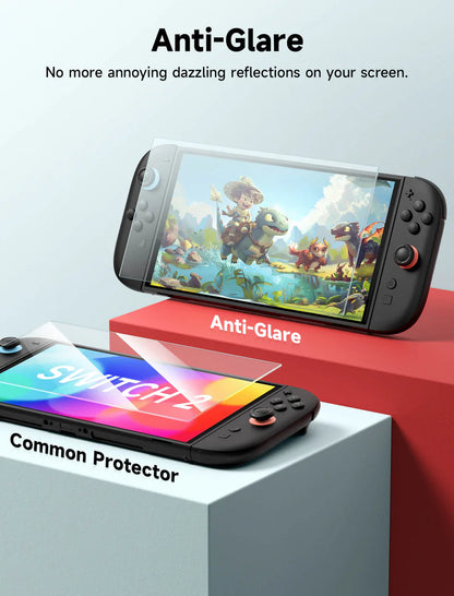 Official JSAUX Anti Glare / Matte Tempered Glass Screen Protector for Nintendo Switch 2