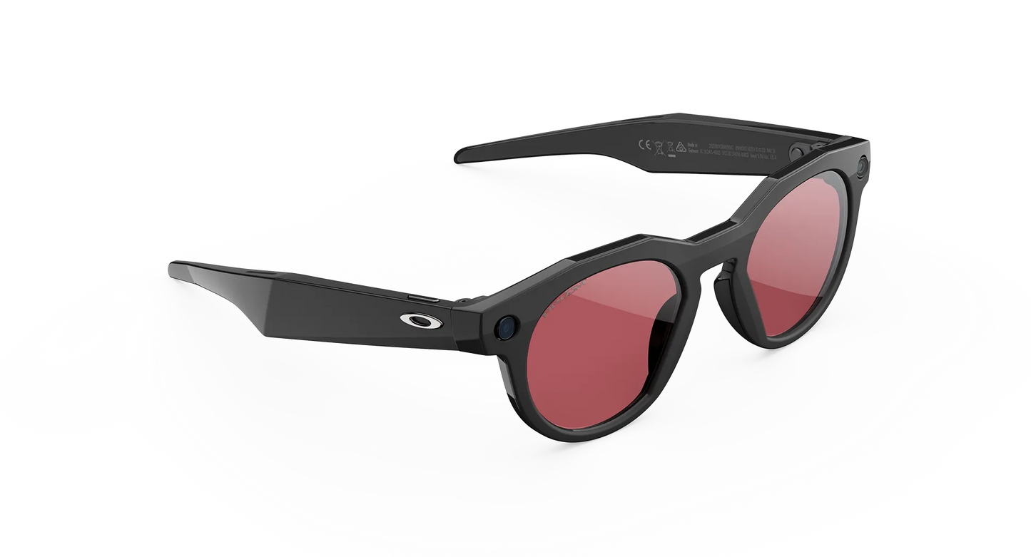 Oakley Meta HSTN AI Glasses Clear Amethyst Prizm Polarized Transitions Lenses Limited Edition