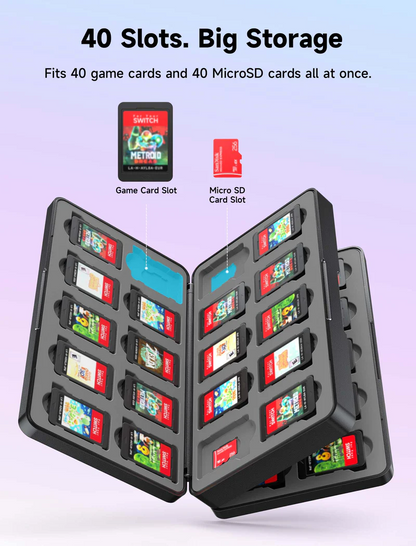 Official JSAUX Game Card Case 40 for Nintendo Switch 2