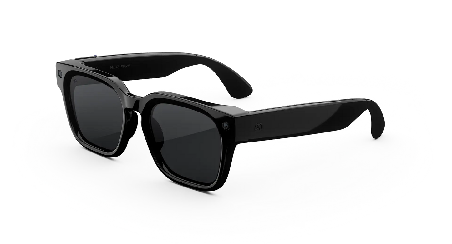 Meta Glasses Fury 2026 Standard / Adjustable Bridge / Clear Polarized Transitions lenses