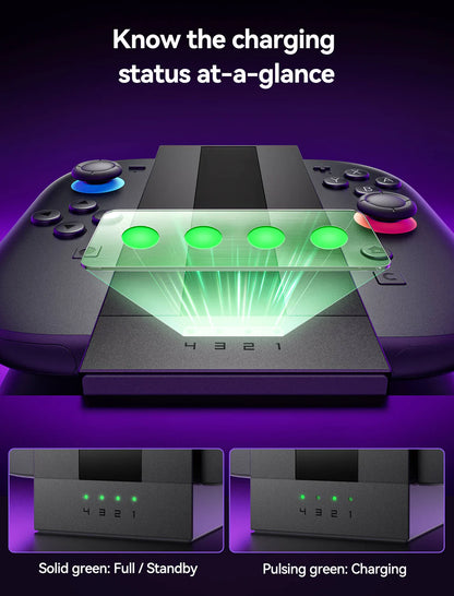 Official JSAUX EnergyFlow Joy-Con Charing Dock for Nintendo Switch 2