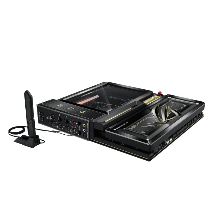ASUS ROG 20th Edition Crosshair X870E (Socket AM5) ATX DDR5 Motherboard with Integrated ROG RYUJIN 360 - 20 Anniversary
