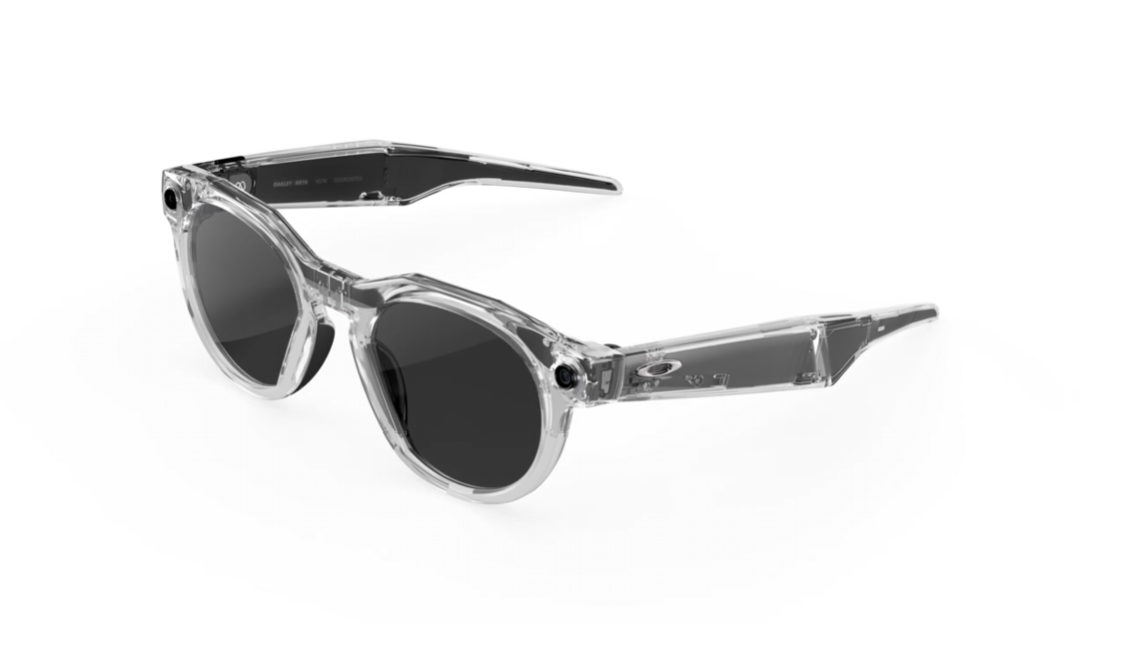 Oakley Meta HSTN AI Glasses Clear Amethyst Prizm Polarized Transitions Lenses Limited Edition