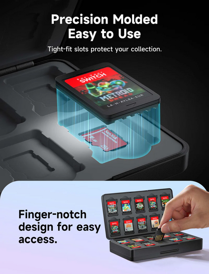 Official JSAUX Game Card Case 40 for Nintendo Switch 2