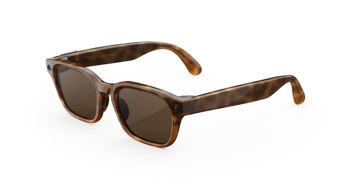 Meta Glasses Adventurer 2026 Standard Large / Adjustable Bridge / Clear Polarized Transitions lenses