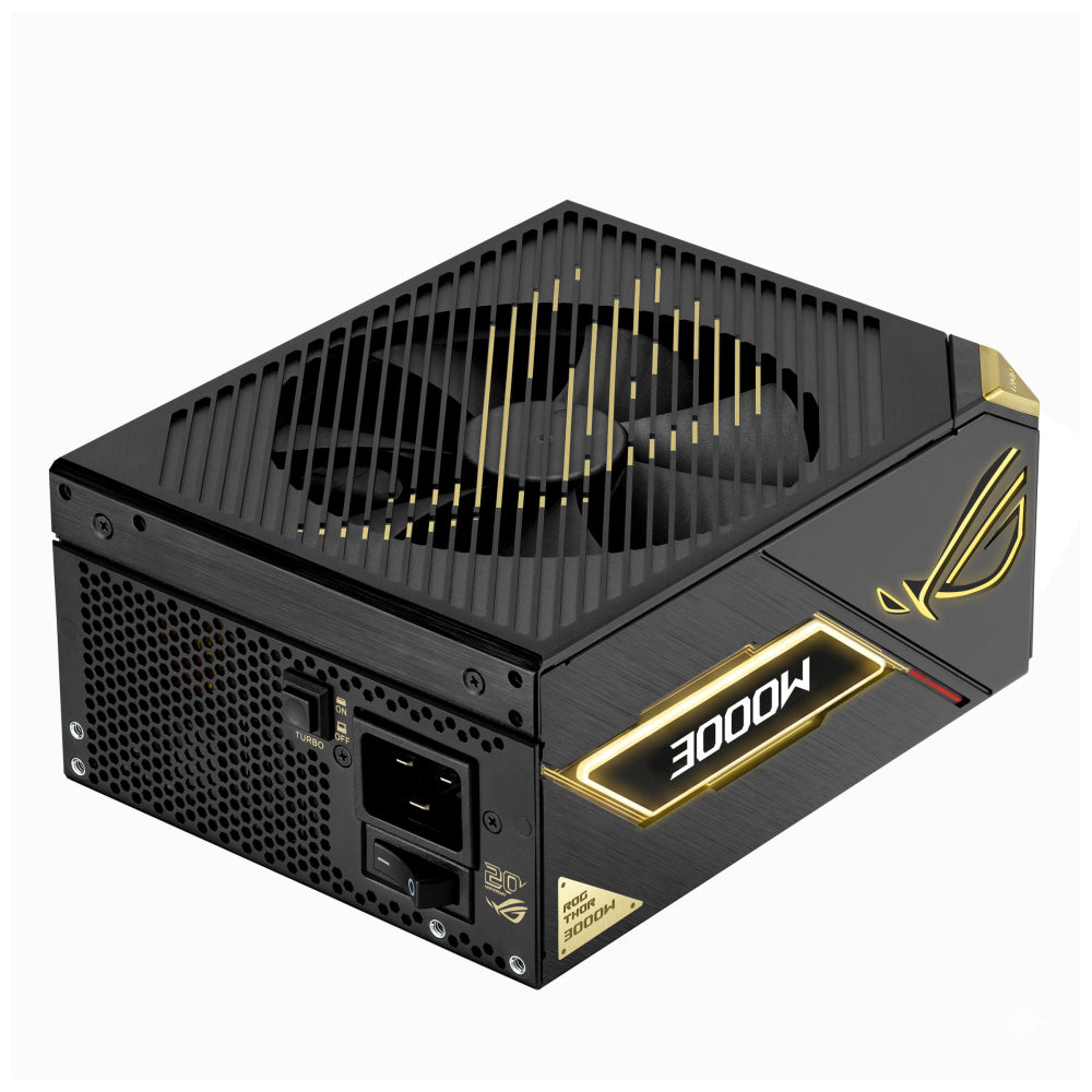 ASUS ROG 20th Anniversary Thor 3000W 80 Plus Titanium Fully Modular ATX 3.1 PCIe 5.1 Power Supply - 20 Edition
