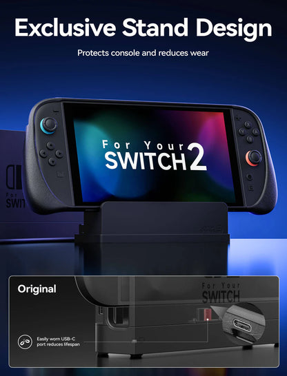 Official JSAUX Dock Adapter Stand for Nintendo Switch 2