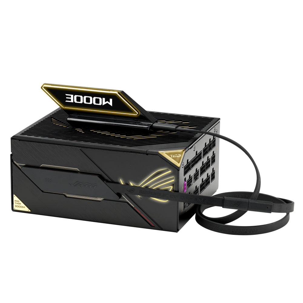 ASUS ROG 20th Anniversary Thor 3000W 80 Plus Titanium Fully Modular ATX 3.1 PCIe 5.1 Power Supply - 20 Edition