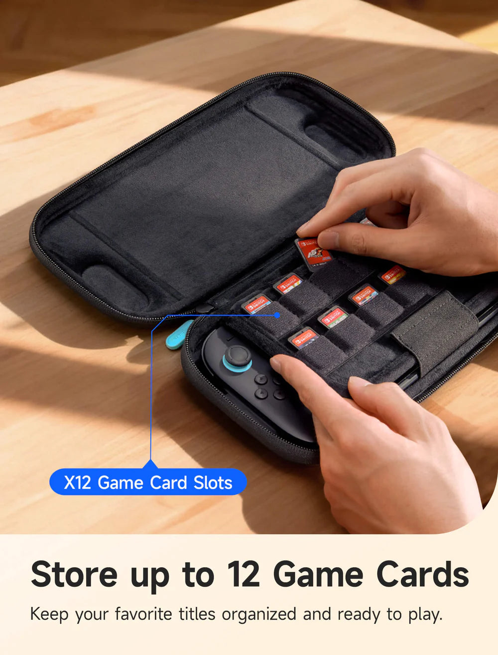 Official JSAUX FlexForm Series Carrying Case for Nintendo Switch 2