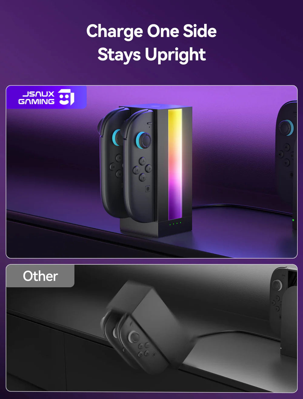 Official JSAUX EnergyFlow Joy-Con Charing Dock for Nintendo Switch 2