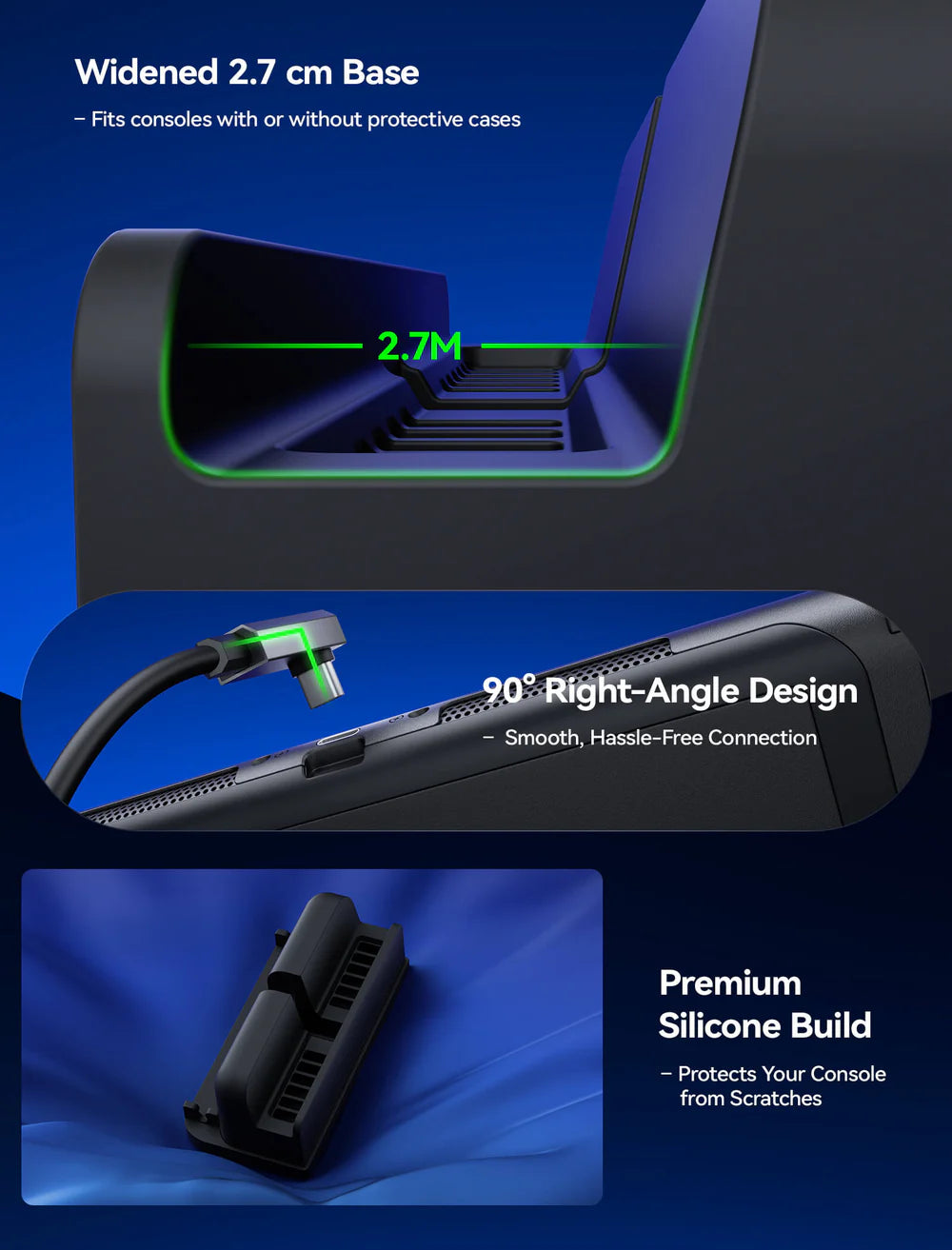 Official JSAUX Dock Adapter Stand for Nintendo Switch 2