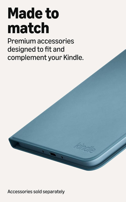 Official Amazon Kindle 32GB (all-new), thinner, new aluminum design, 6 display, without Lockscreen Ads, Alpine Sky Seaglass Green