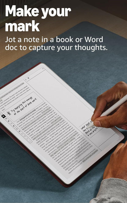 [2025] 3rd Gen Amazon Kindle Scribe 32GB 64GB (newest model) 11” paper-like display front light + Premium Pen - Graphite