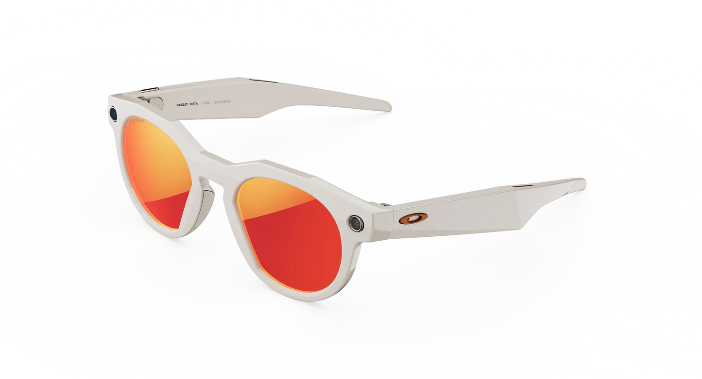 Oakley Meta HSTN AI Glasses Clear Amethyst Prizm Polarized Transitions Lenses Limited Edition