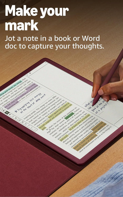 [2025] Amazon Kindle Scribe Colorsoft 32GB 64GB (newest model) — 11” paper-like color display front light + Premium Pen