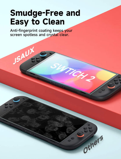 Official JSAUX Anti Glare / Matte Tempered Glass Screen Protector for Nintendo Switch 2