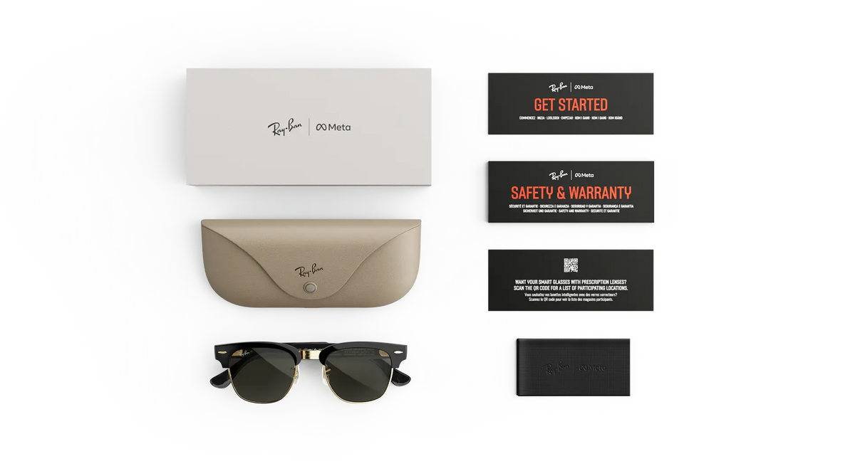 Official Ray-Ban Meta Glasses Clubmaster (Audio) 2026