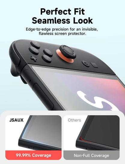 Official JSAUX Anti Glare / Matte Tempered Glass Screen Protector for Nintendo Switch 2