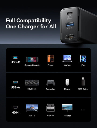 JSAUX OmniCentro Charger Dock - Nintendo Switch 2 / OLED / ASUS ROG XBOX ALLY X / Lenovo Legion Go S / Go 2 / Steam Deck