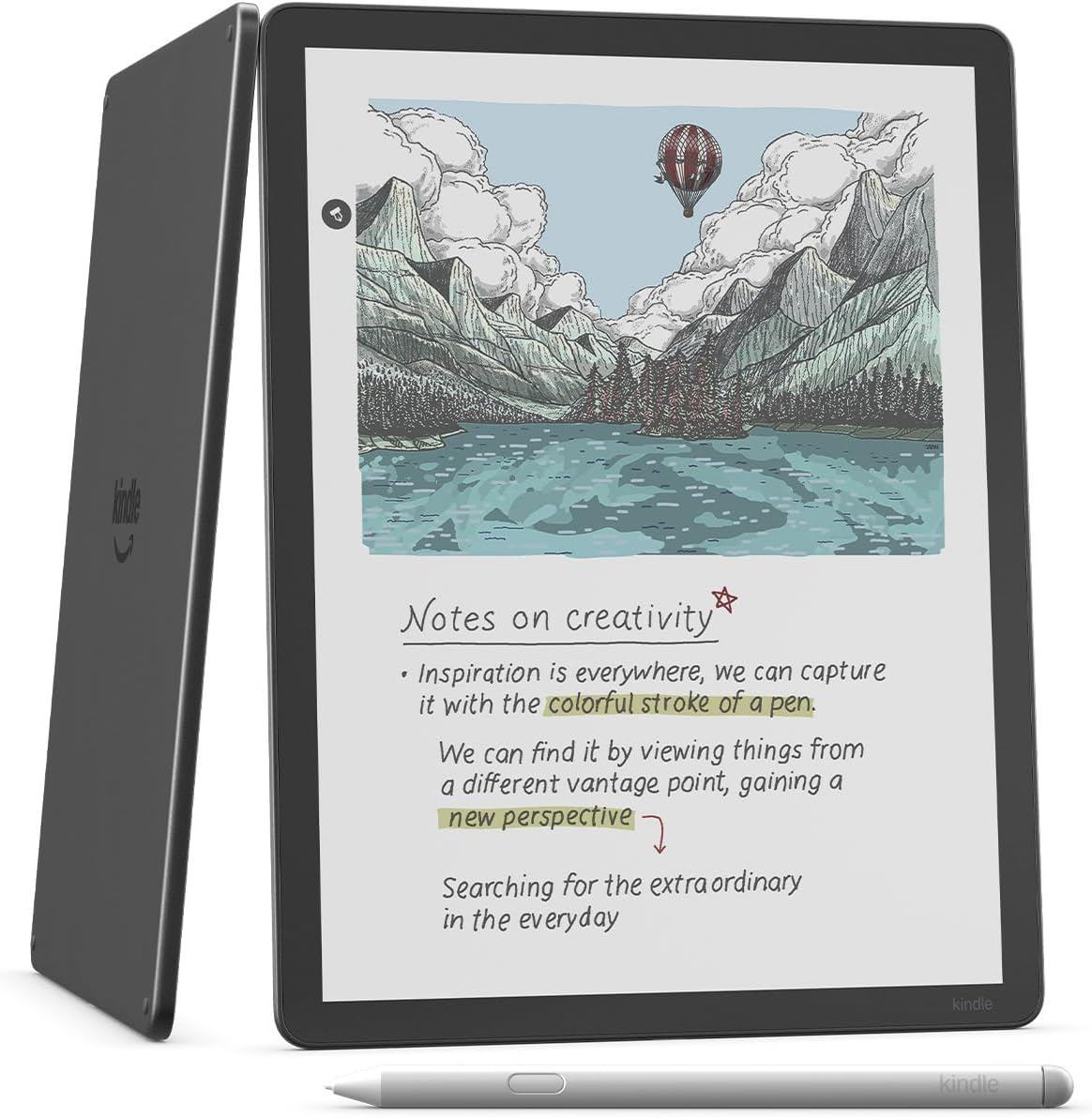 [2025] Amazon Kindle Scribe Colorsoft 32GB 64GB (newest model) — 11” paper-like color display front light + Premium Pen