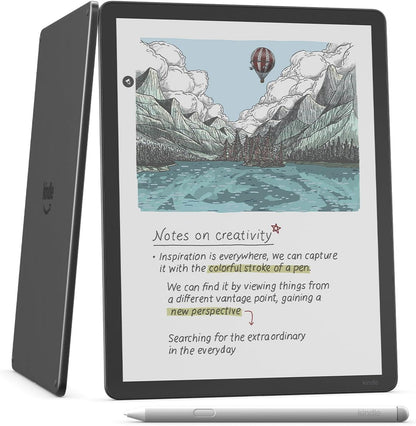 [2025] Amazon Kindle Scribe Colorsoft 32GB 64GB (newest model) — 11” paper-like color display front light + Premium Pen