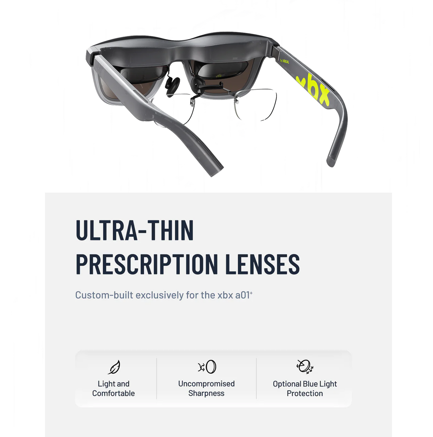 [PRESCRIPTION] Official XREAL Prescription Lenses - Lens for ROG XREAL R1 / XREAL One Pro / XREAL One or 1S / XREAL xbx a01+
